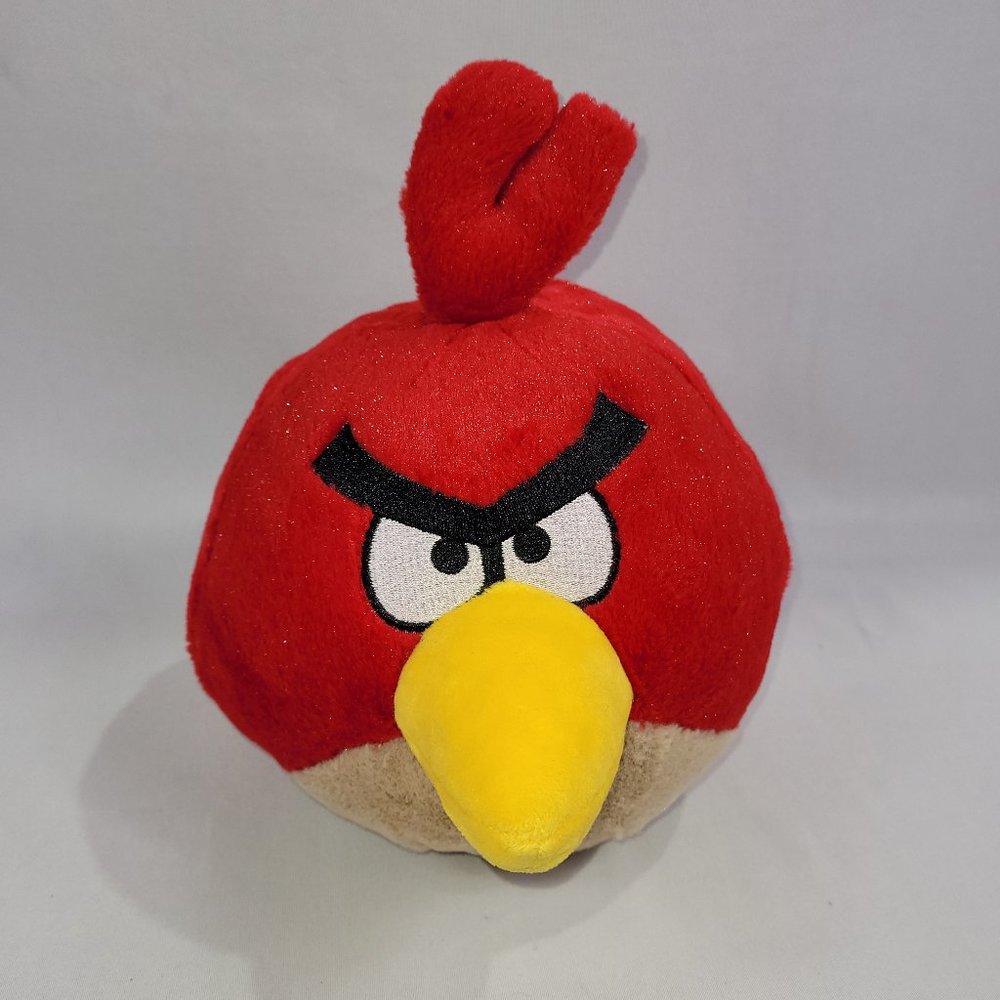 Angry Birds Plush 8" Red Bird Stuffed Video Game Toy